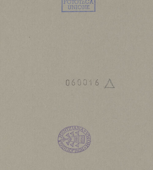 Rückseite von Alinari [https://www.deutsche-digitale-bibliothek.de/content/lizenzen/rv-ez/] Die Sixtinische DeckeDie Vorfahren ChristiRoboam und Abias - , bh060016_recto. Foto.