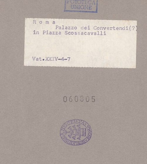 Rückseite von bh060805_recto