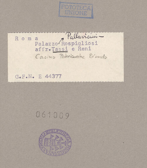 Rückseite von bh061009_recto