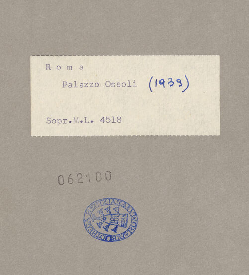 Rückseite von bh062100_recto