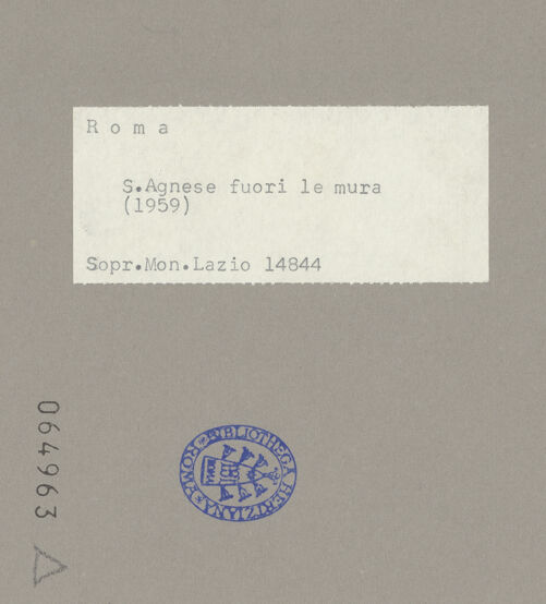 Rückseite von Sopr.Mon.Lazio [https://www.deutsche-digitale-bibliothek.de/content/lizenzen/rv-ez/] Dekorativer Freskenschmuck - , bh064963_recto. Foto.