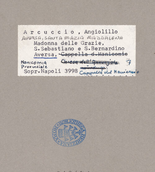 Rückseite von Sopr. BAS NA [https://www.deutsche-digitale-bibliothek.de/content/lizenzen/rv-ez/] Triptychon mit der Madonna delle Grazie - Gesamtansicht, bh069636_recto. Foto.