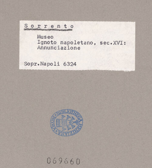 Rückseite von Sopr. BAS NA [https://www.deutsche-digitale-bibliothek.de/content/lizenzen/rv-ez/] Verkündigung - Gesamtansicht, bh069660_recto. Foto.