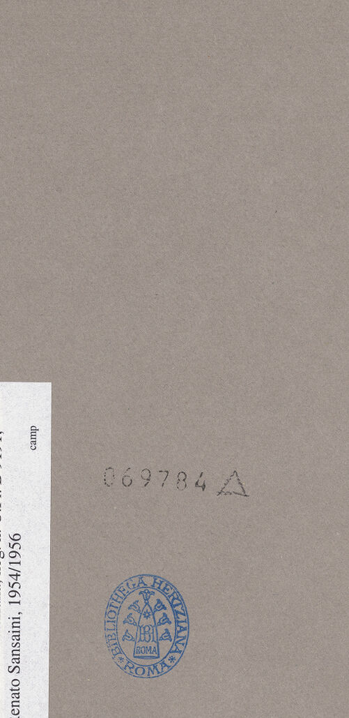 Rückseite von Bibliotheca Hertziana [https://www.deutsche-digitale-bibliothek.de/content/lizenzen/rv-fz/] Szenen aus dem Alten Testament, Martyriumsszene und HeiligendarstellungenOpfer Noahs - Gesamtansicht, bh069784_recto. Foto: Sansaini, Renato.