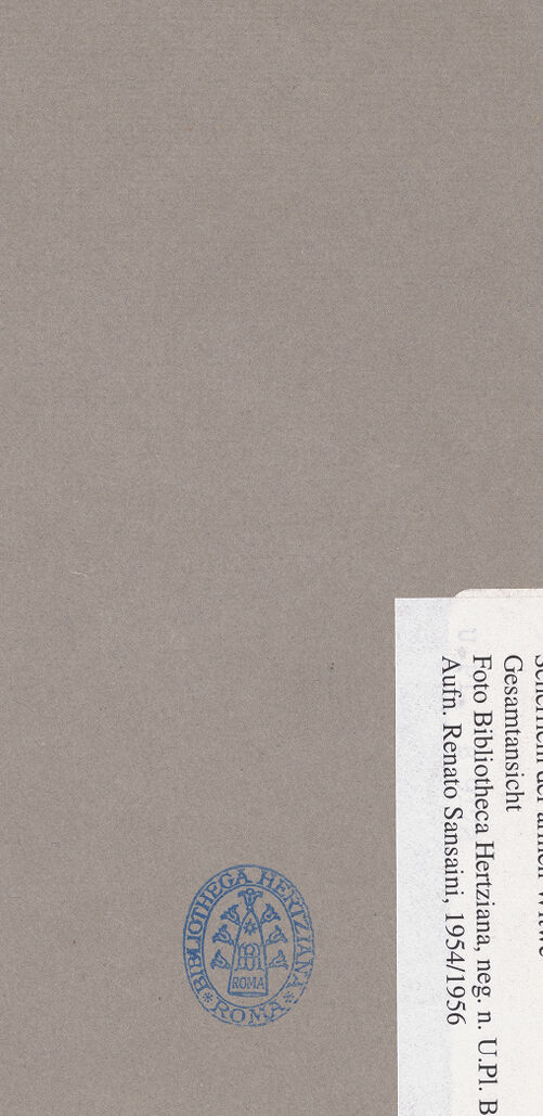 Rückseite von Bibliotheca Hertziana [https://www.deutsche-digitale-bibliothek.de/content/lizenzen/rv-ez/] Szenen aus dem Neuen Testament und ProphetenNordwand: Szenen aus dem Leben Christi und ProphetenMittleres Register: Transfiguration und Gleichnisse JesuScherflein der armen Witwe - Ausschnitt der linken Seite: Jesus und drei Apostel, bh069896_recto. Foto: Sansaini, Renato.