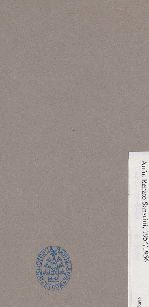 Rückseite von Bibliotheca Hertziana [https://www.deutsche-digitale-bibliothek.de/content/lizenzen/rv-fz/] Majestas Domini mit Evangelistensymbolen, Erzengeln, Stifter und HeiligemApsiskalotte: Thronender Christus, umgeben von Evangelistensymbolen - Markuslöwe, bh069970_recto. Foto: Sansaini, Renato.