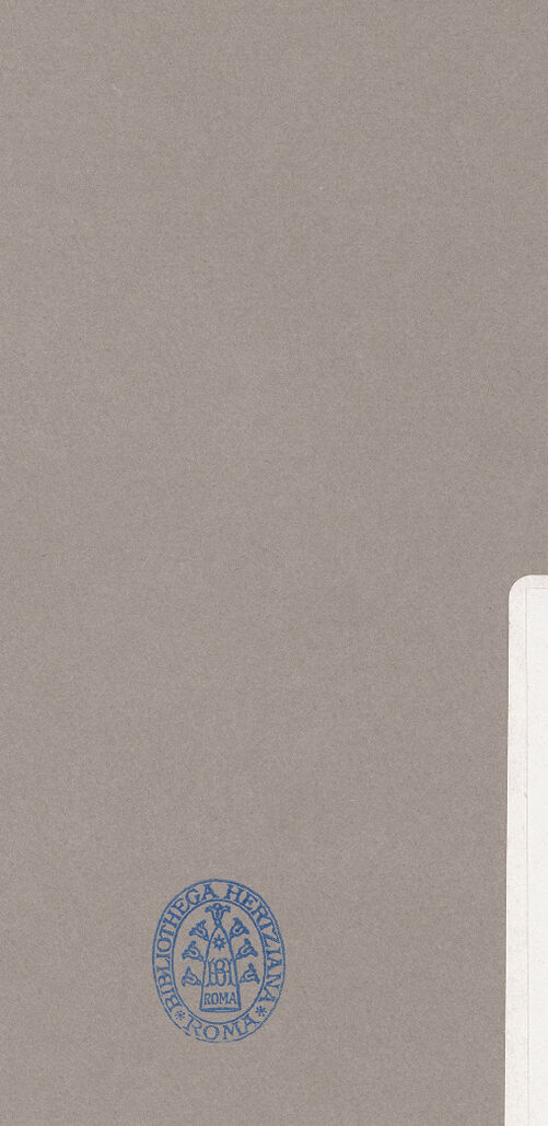 Rückseite von Bibliotheca Hertziana [https://www.deutsche-digitale-bibliothek.de/content/lizenzen/rv-fz/] Majestas Domini mit Evangelistensymbolen, Erzengeln, Stifter und HeiligemMittleres Register: drei Erzengel zwischen dem Abt Desiderius von Montecassino und dem heiligen Benedikt von Nursia - Detail: heiliger Benedikt, bh069975_recto. Foto: Sansaini, Renato.