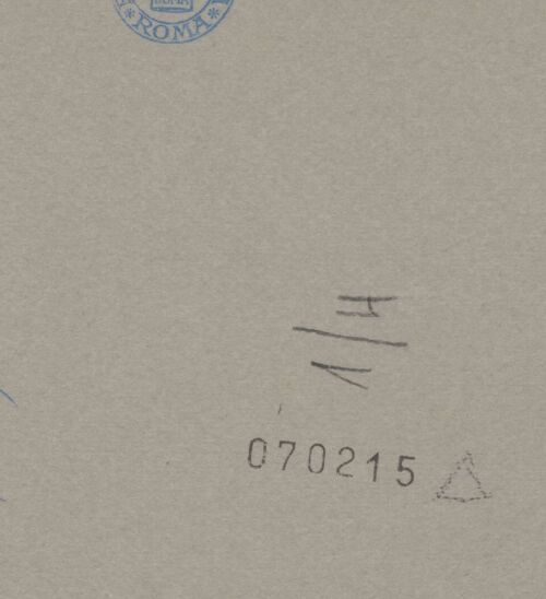 Rückseite von Kunstbibliothek [https://www.deutsche-digitale-bibliothek.de/content/lizenzen/rv-ez/] Codex Destailleur DTorre del Monte: Teil der Fassade und Profile der Gesimse - , bh070215_recto. Foto.