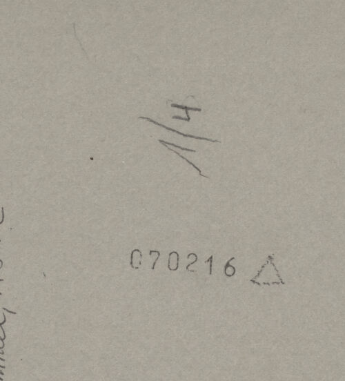 Rückseite von Kunstbibliothek [https://www.deutsche-digitale-bibliothek.de/content/lizenzen/rv-ez/] Codex Destailleur DPalazzo Niccolini: Zwei Achsen der Hoffassade und Profile der Gesimse - , bh070216_recto. Foto.