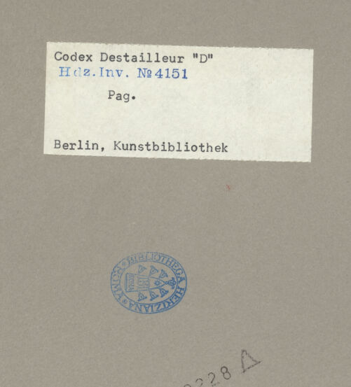 Rückseite von bh070228_recto