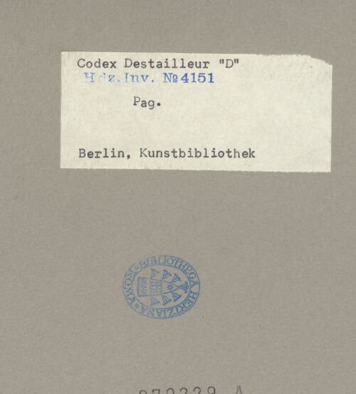 Rückseite von bh070229_recto