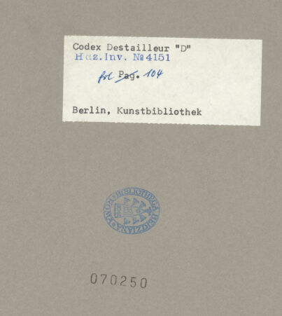 Rückseite von bh070250_recto