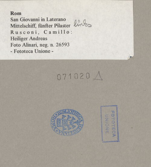 Rückseite von bh071020_recto