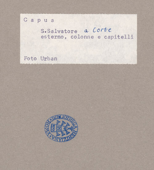 Rückseite von Urban [https://www.deutsche-digitale-bibliothek.de/content/lizenzen/rv-ez/] San Salvatore Maggiore a CorteLinke Seitenfassade (Südfassade) - Seitenansicht, bh071784_recto. Foto: Urban, Thomas.