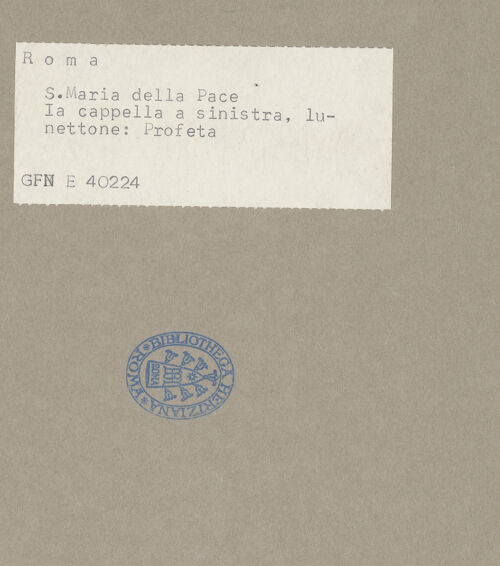 Rückseite von ICCD (GFN) [https://www.deutsche-digitale-bibliothek.de/content/lizenzen/rv-ez/] ProphetenDavid - Lünette, linke Hälfte, bh074412_recto. Foto.