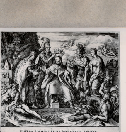 Rückseite von  [http://creativecommons.org/publicdomain/mark/1.0/] Allegorie der Stadt Florenz - , bh074870. Foto.