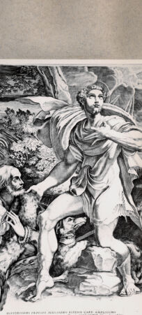 Rückseite von  [http://creativecommons.org/publicdomain/mark/1.0/] Heiliger Rochus - , bh074884. Foto.