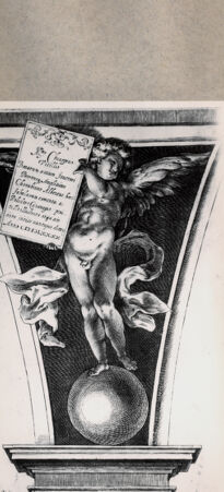 Rückseite von  [http://creativecommons.org/publicdomain/mark/1.0/] Der Putto (n. Penzzi, Francisca) - , bh075069. Foto.