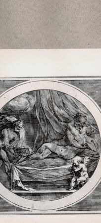 Rückseite von  [http://creativecommons.org/publicdomain/mark/1.0/] Venus, Mars und Vulkan - , bh075265. Foto.