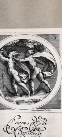 Rückseite von  [http://creativecommons.org/publicdomain/mark/1.0/] Apoll und Daphne - , bh075266. Foto.