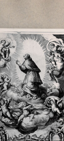 Rückseite von  [http://creativecommons.org/publicdomain/mark/1.0/] Heiliger Karl Borromäus - , bh075285. Foto.