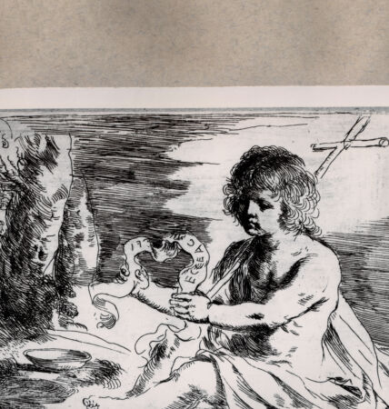 Rückseite von  [http://creativecommons.org/publicdomain/mark/1.0/] Heiliger Johannes der Täufer - , bh075366. Foto.