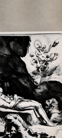 Rückseite von  [http://creativecommons.org/publicdomain/mark/1.0/] Heiliger Hieronymus - , bh076291. Foto.