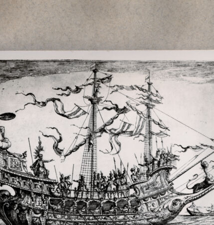 Rückseite von  [http://creativecommons.org/publicdomain/mark/1.0/] Die Flotte der Argonauten - , bh076447. Foto.