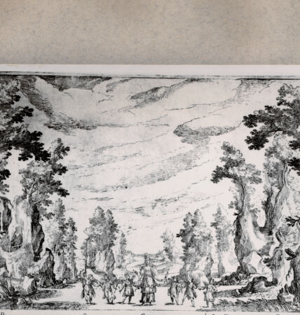 Rückseite von  [http://creativecommons.org/publicdomain/mark/1.0/] Ansicht der Szenerie in welcher sich das Urteil des Paris darstellt - , bh076484. Foto.