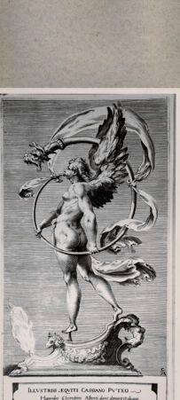 Rückseite von  [http://creativecommons.org/publicdomain/mark/1.0/] Der Genius Der Ruhm - , bh076526. Foto.