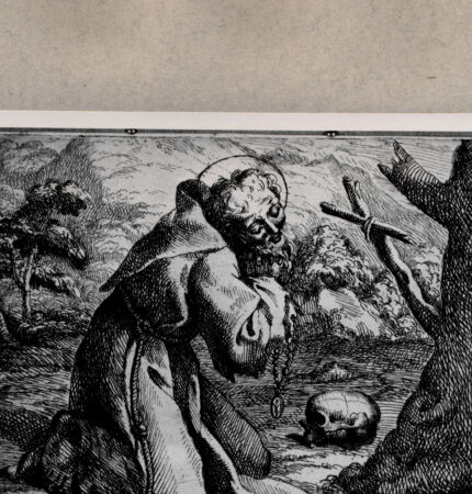 Rückseite von  [http://creativecommons.org/publicdomain/mark/1.0/] Heiliger Franziskus - , bh076557. Foto.