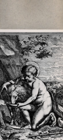 Rückseite von  [http://creativecommons.org/publicdomain/mark/1.0/] Heiliger Johannes der Täufer - , bh076558. Foto.