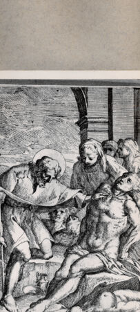 Rückseite von  [http://creativecommons.org/publicdomain/mark/1.0/] Heiliger Rochus - , bh076560. Foto.