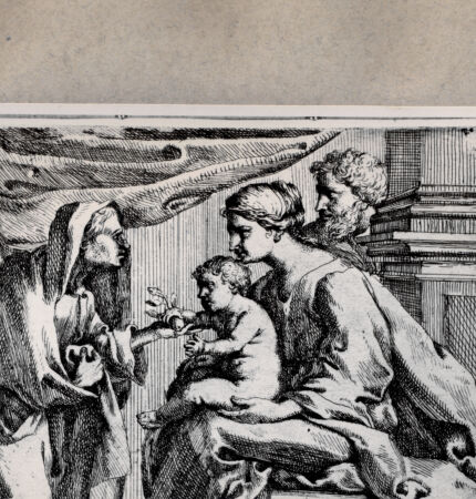 Rückseite von  [http://creativecommons.org/publicdomain/mark/1.0/] Heilige Familie - , bh076568. Foto.