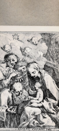 Rückseite von  [http://creativecommons.org/publicdomain/mark/1.0/] Anbetung der Könige - , bh076572. Foto.