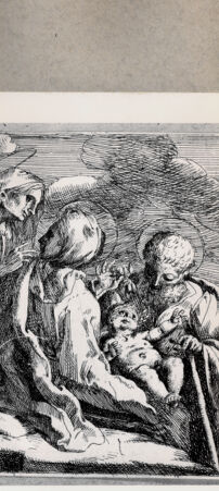 Rückseite von  [http://creativecommons.org/publicdomain/mark/1.0/] Heilige Familie - , bh076585. Foto.