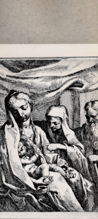 Rückseite von  [http://creativecommons.org/publicdomain/mark/1.0/] Anna, Heilige Familie - , bh076586. Foto.