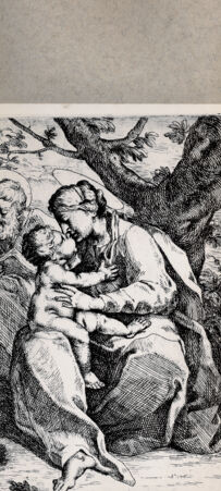 Rückseite von  [http://creativecommons.org/publicdomain/mark/1.0/] Heilige Familie - , bh076588. Foto.