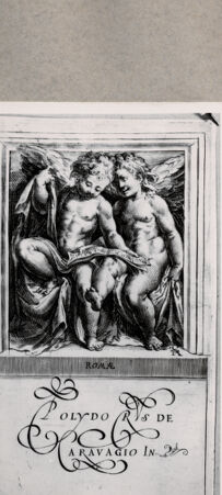 Rückseite von  [http://creativecommons.org/publicdomain/mark/1.0/] Zwei Putten - , bh076706. Foto.