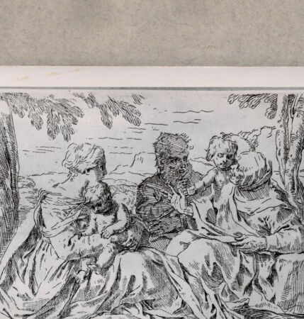 Rückseite von  [http://creativecommons.org/publicdomain/mark/1.0/] Heilige Familie - , bh076868. Foto.