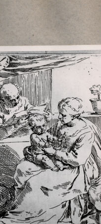 Rückseite von  [http://creativecommons.org/publicdomain/mark/1.0/] Heilige Familie - , bh076872. Foto.