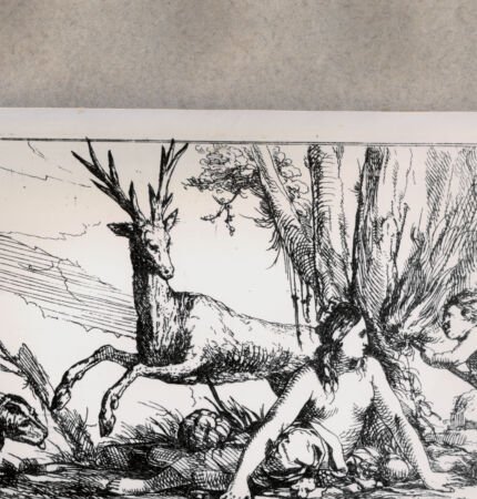 Rückseite von  [http://creativecommons.org/publicdomain/mark/1.0/] Allegorie der Erde - , bh076906. Foto.