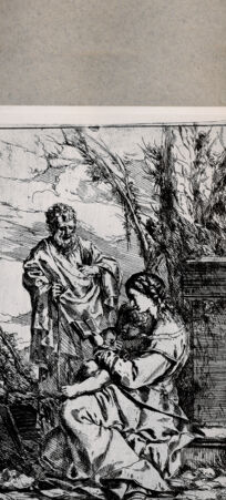 Rückseite von  [http://creativecommons.org/publicdomain/mark/1.0/] Heilige Familie - , bh076963. Foto.