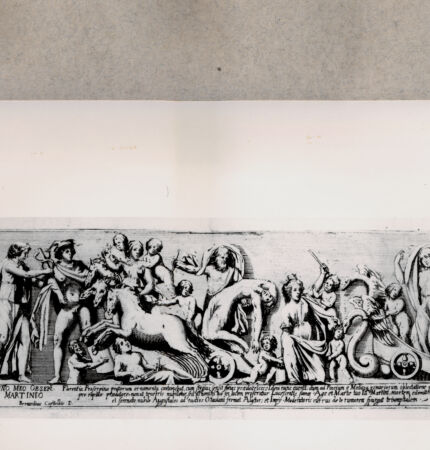 Rückseite von  [http://creativecommons.org/publicdomain/mark/1.0/] Fries mit Medea - , bh076973. Foto.