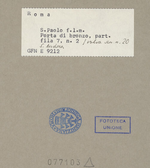 Rückseite von bh077103_recto