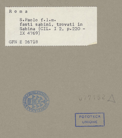 Rückseite von bh077152_recto