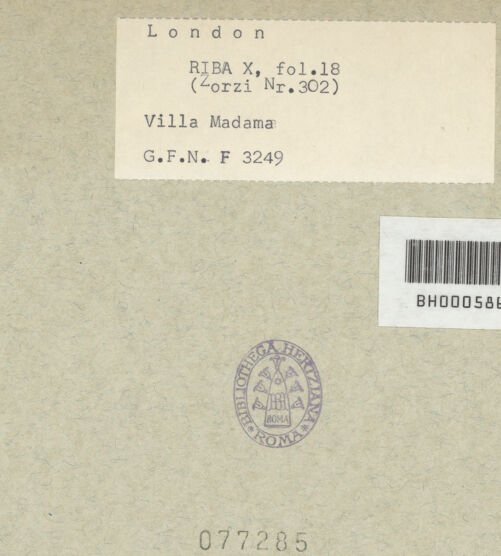 Rückseite von bh077285_recto