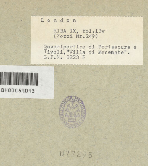 Rückseite von bh077295_recto