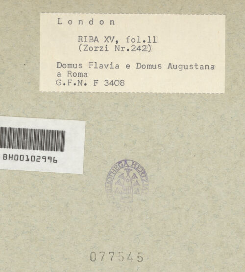 Rückseite von bh077545_recto