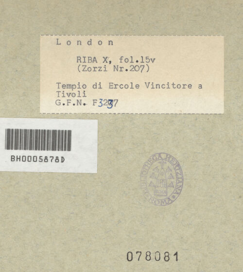 Rückseite von bh078081_recto